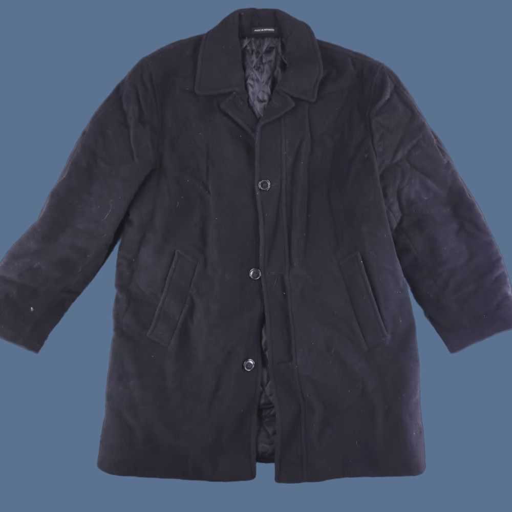 Ralph Lauren Lauren Ralph Lauren Coat Mens 42 Long Wool Cashmere Overcoat Cambridge Quilted Black Size US XS / EU 42 / 0 - 1 Thumbnail