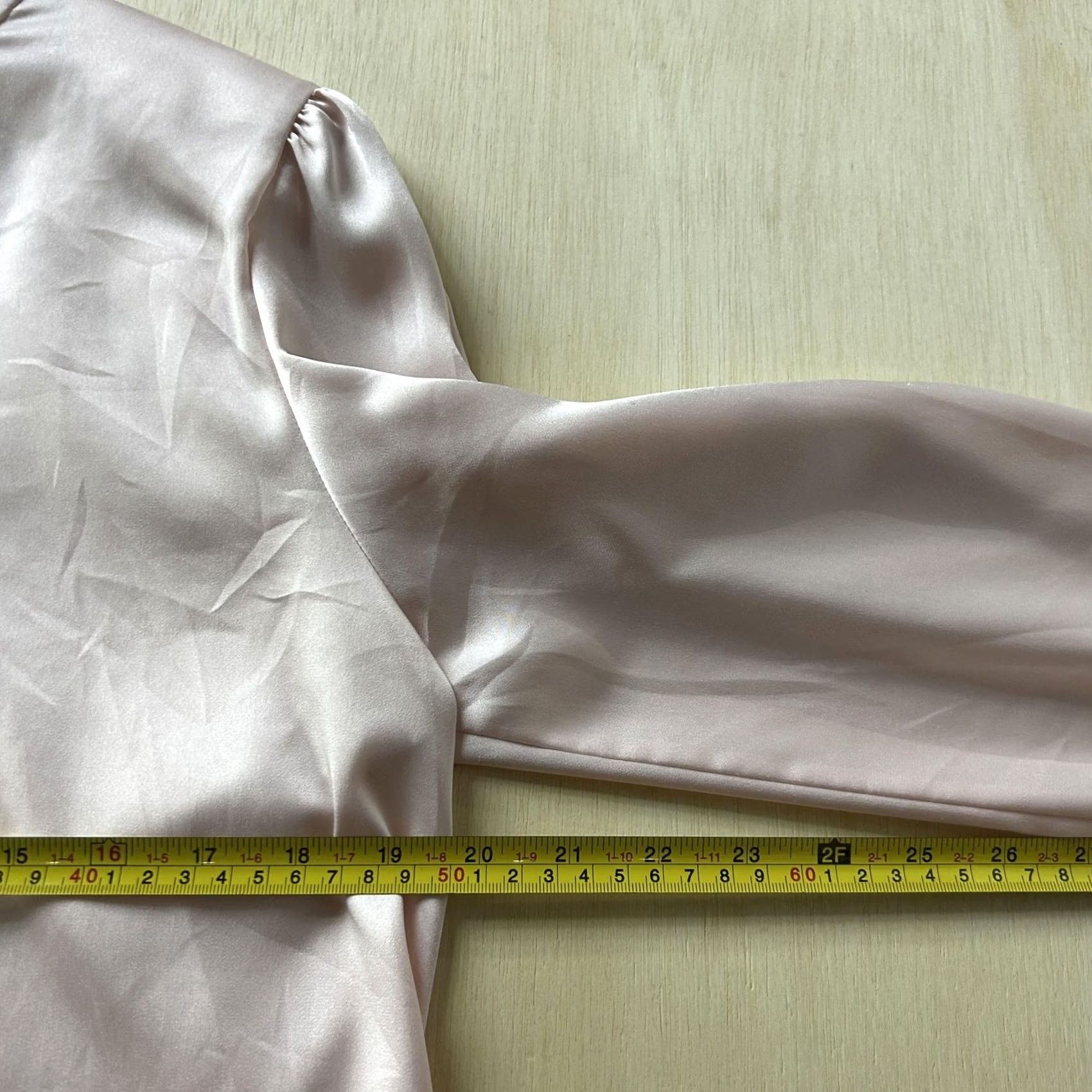 Vintage Vintage Satin Blouse Womens Small Pink Long Sleeve Round Neck Basic Office Top Size S / US 4 / IT 40 - 4 Thumbnail