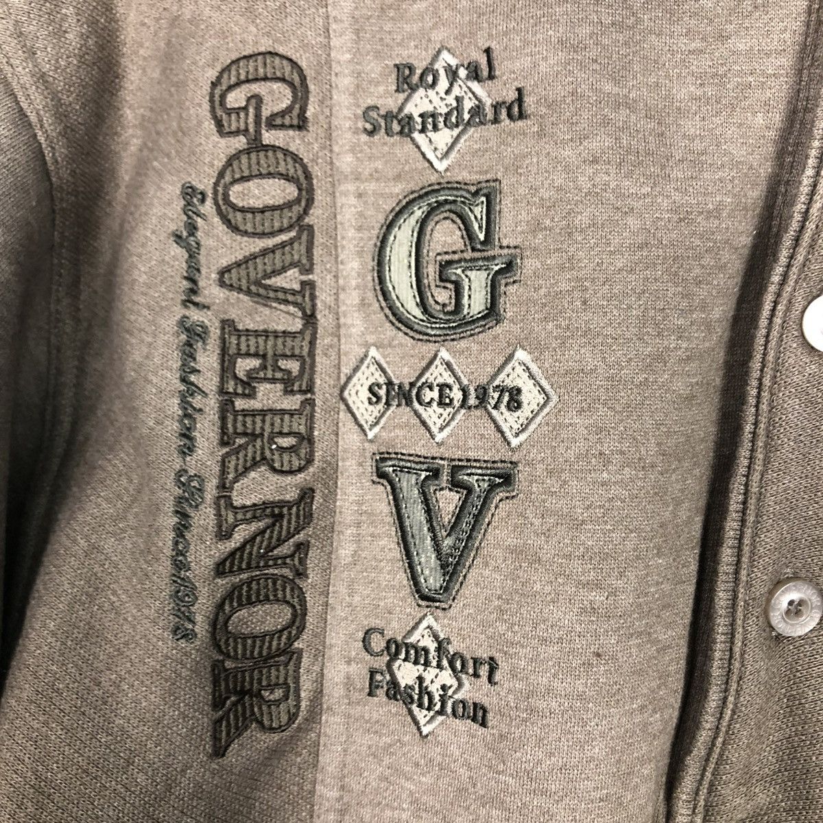 Japanese Brand 🔥VINTAGE COLLAR SWEATSHIRT GOVERNOR BIG LOGO ISSEY MIYAKE Size US M / EU 48-50 / 2 - 16 Thumbnail