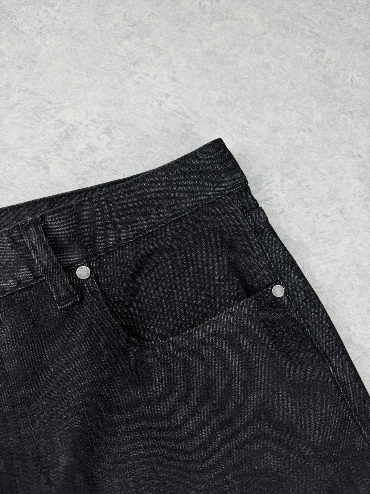 Z Zegna Z Zegna Black Denim Jeans Classic Fit W34 Size US 34 / EU 50 - 6 Thumbnail