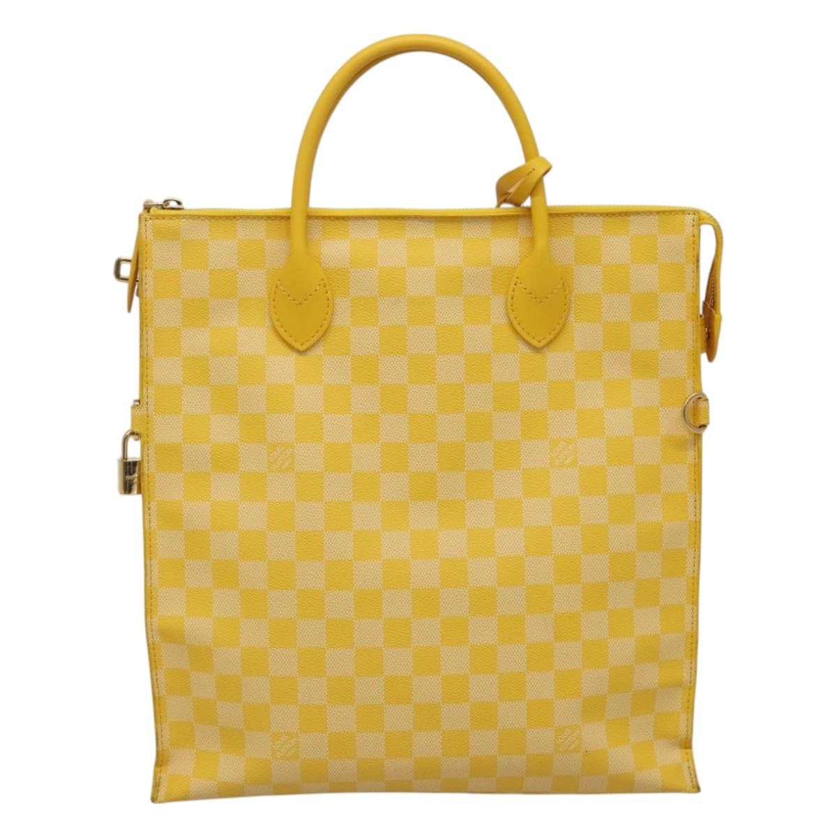 Louis Vuitton Yellow Canvas Handbag (Pre-Owned) Size ONE SIZE - 1 Thumbnail