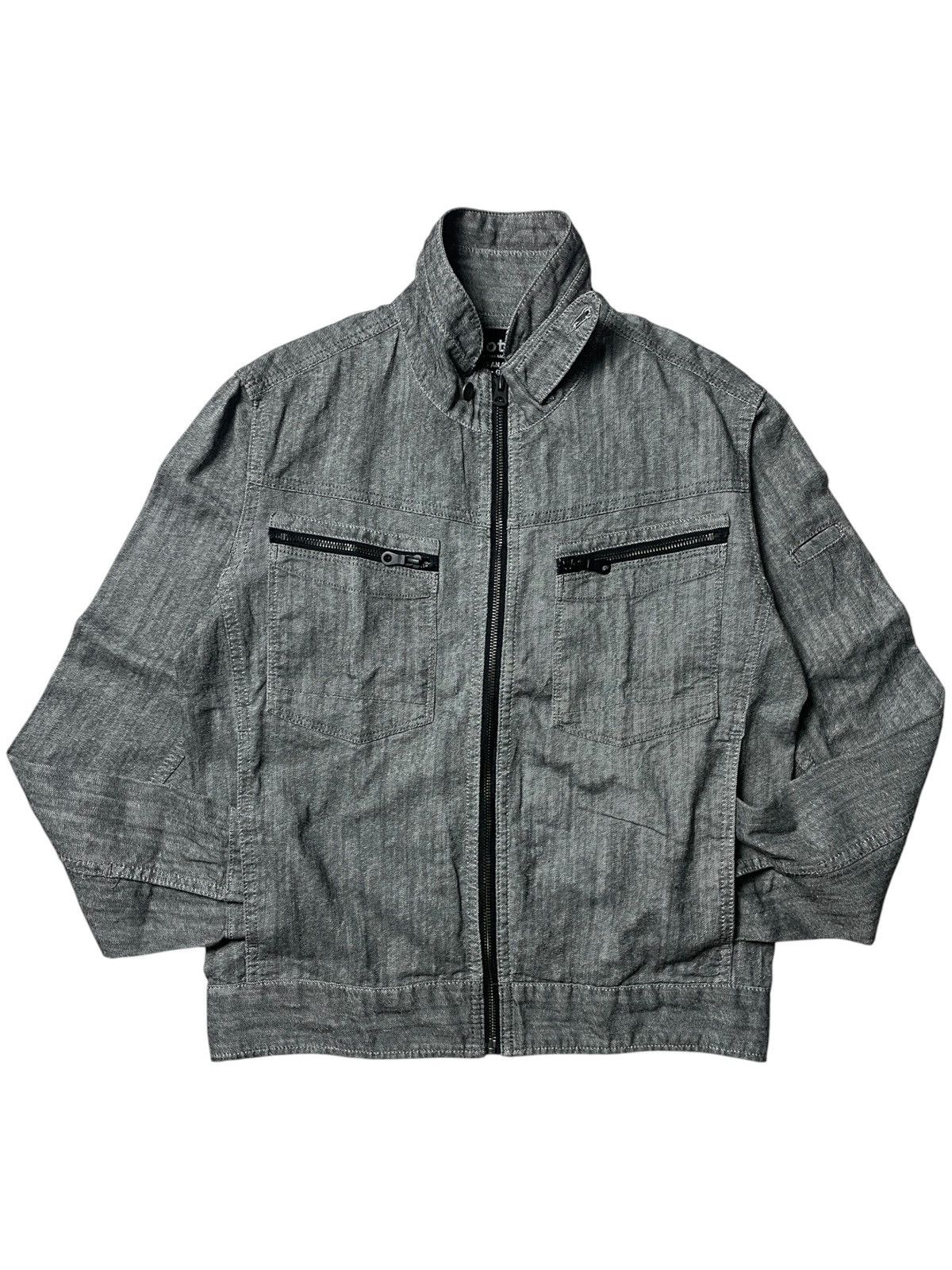 JACKROSE 2000’s Scot - Multi Zip Bikers Jacket Size US M / EU 48-50 / 2 - 3 Thumbnail