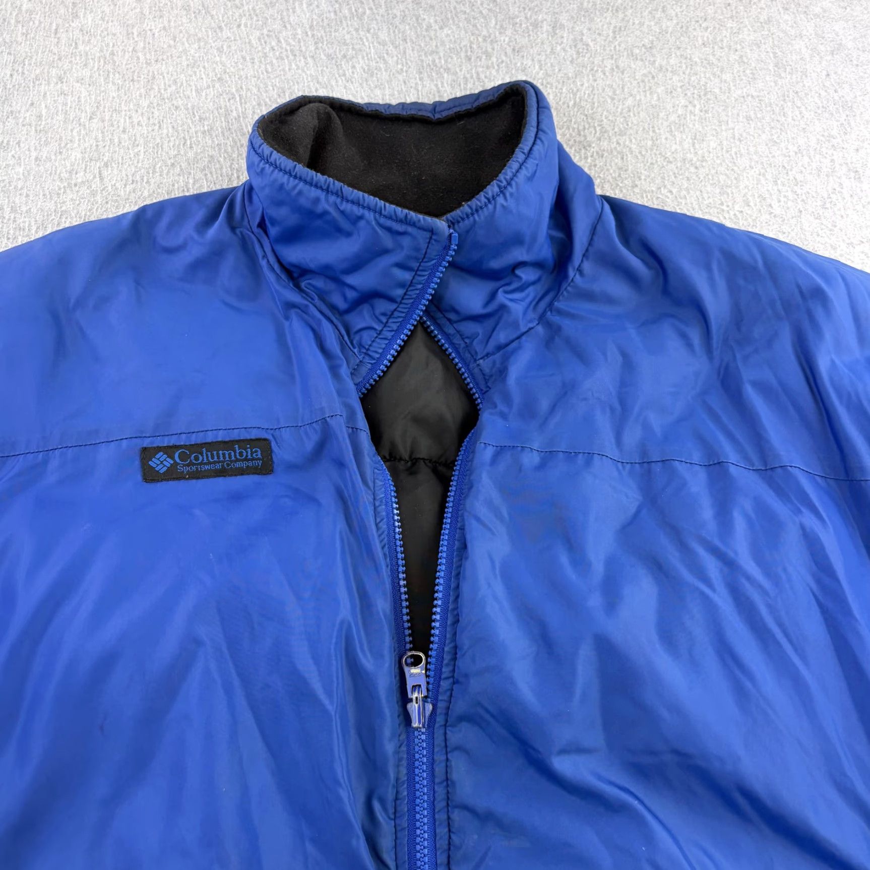 Vintage VINTAGE Columbia Jacket Mens M Blue Down Puffer Bomber Full Zip Outdoor 90s Mens Size US M / EU 48-50 / 2 - 5 Thumbnail