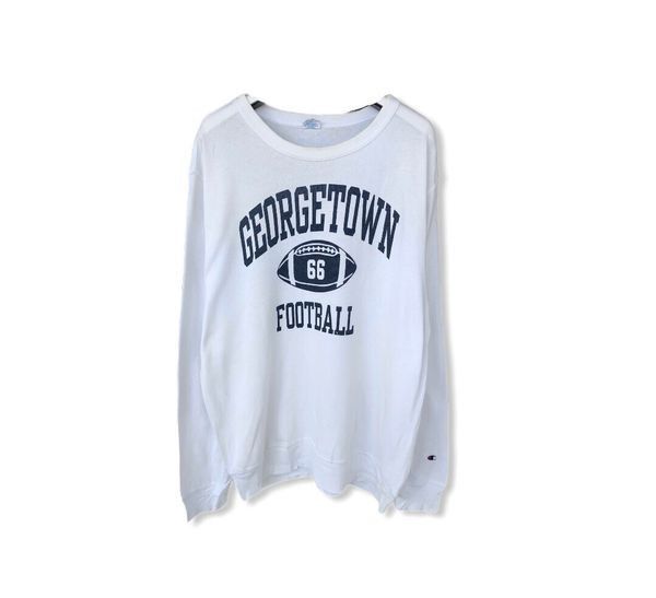 image of Champion Georgetown Football Sweatshirt, Men's (Size Large)