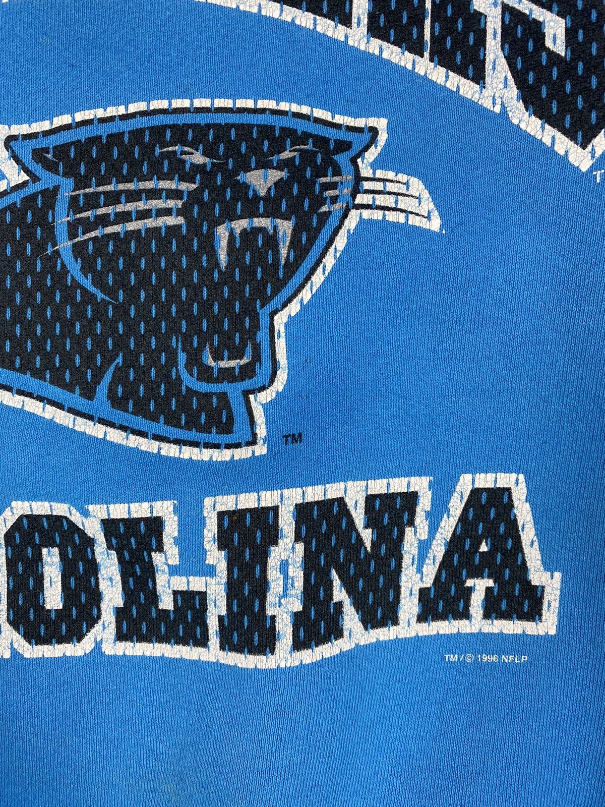 Vintage Vintage Panthers California 1996 NFL Sweatshirt Size US L / EU 52-54 / 3 - 10 Thumbnail