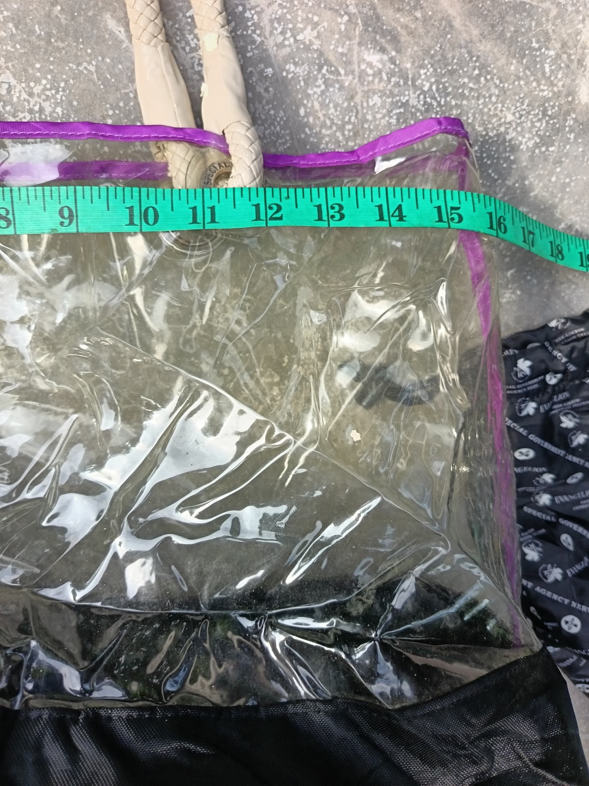 Anime × Japanese Brand Vintage 90s evangelion nerv transparent bag Size ONE SIZE - 7 Thumbnail