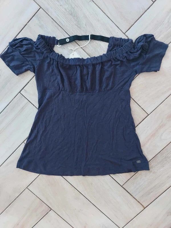 Miss Sixty Vintage off the shoulder top Size L / US 10 / IT 46 - 6 Thumbnail
