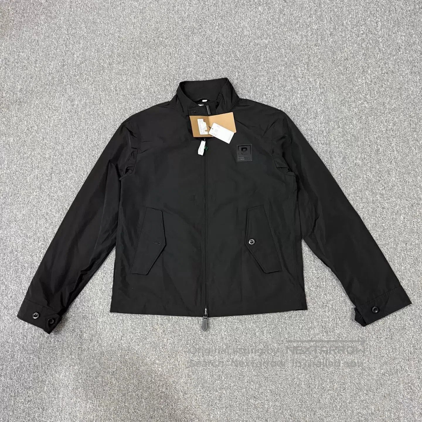 Burberry Black Lightweight Zip-Up Jacket Size M. Size US M / EU 48-50 / 2 - 1 Thumbnail