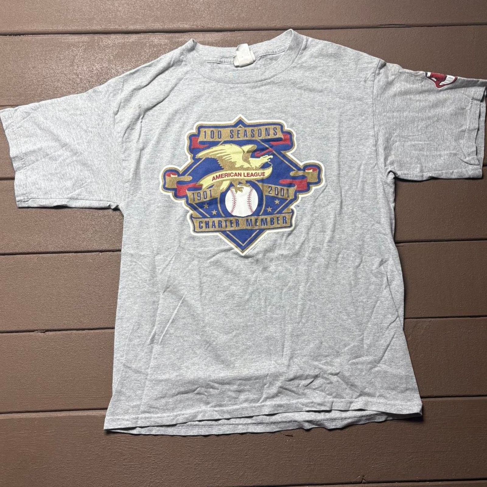 MLB Cleveland Indians 100 Seasons American League Baseball Shirt Size US L / EU 52-54 / 3 - 1 Thumbnail
