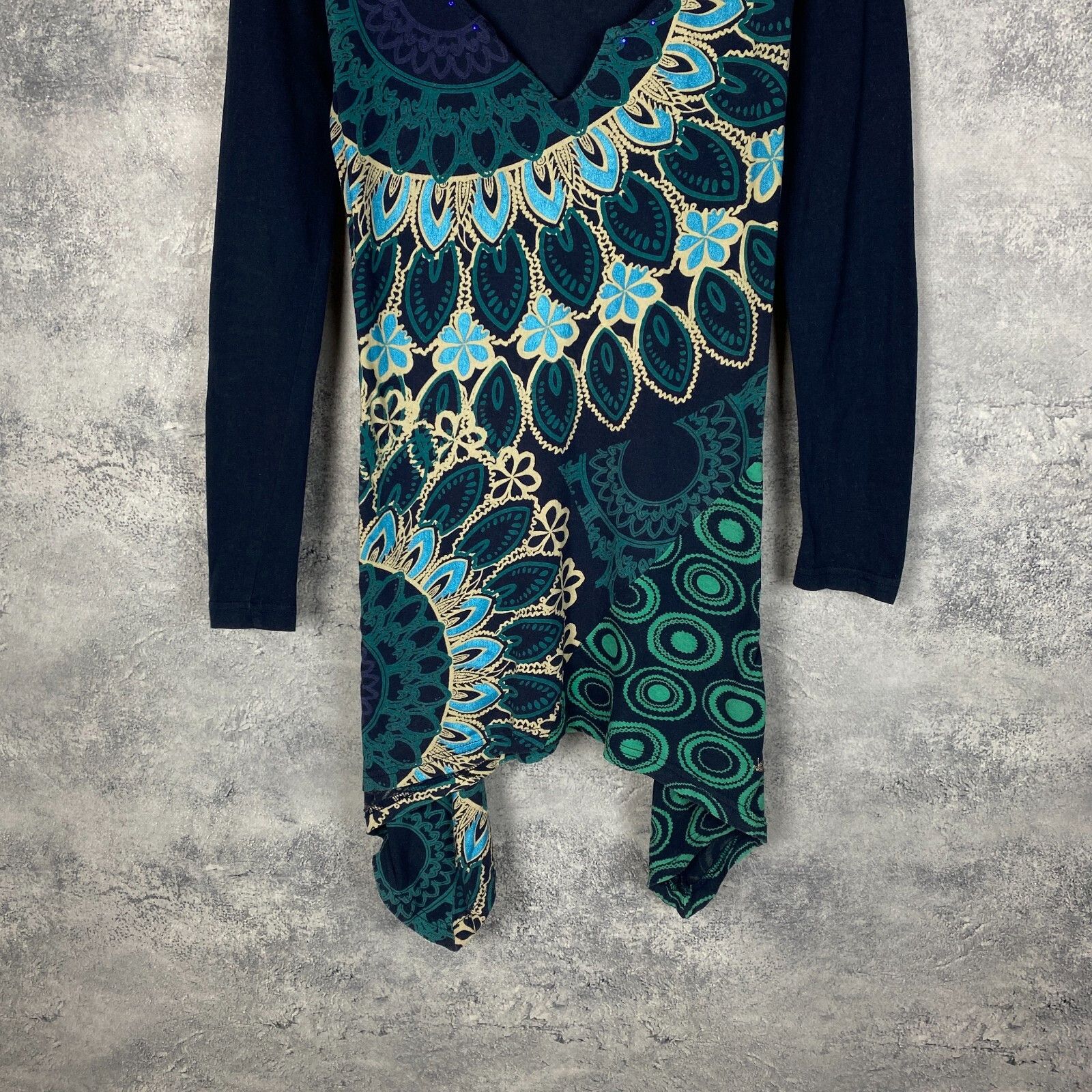Desigual Desigual Dress Women's Size M Multicolor Long Sleeve ` Size M / US 6-8 / IT 42-44 - 3 Thumbnail
