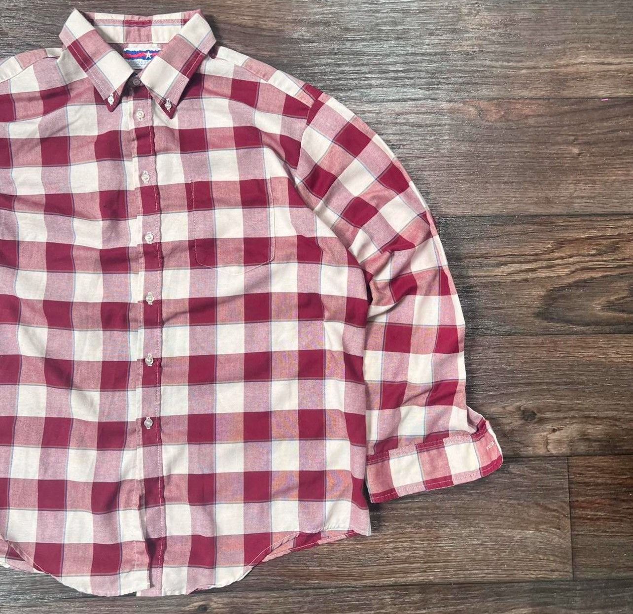 Vintage Vintage 1980s vintage flannel checker pattern oversized Size US XL / EU 56 / 4 - 2 Thumbnail