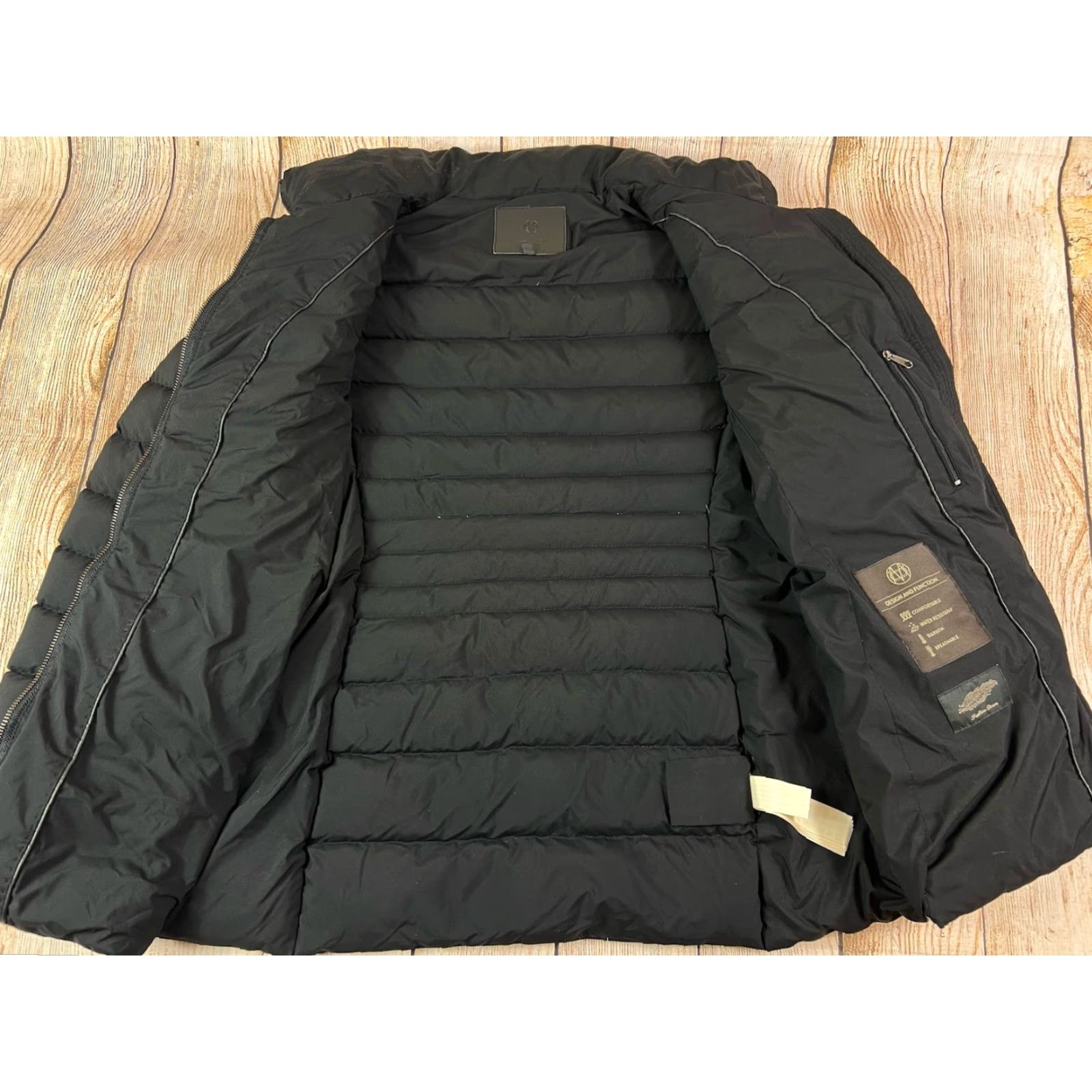 Massimo Dutti Women’s Massimo Dutti Jacket Hooded Lined Down Black Size L Regular Womens Size L / US 10 / IT 46 - 3 Thumbnail