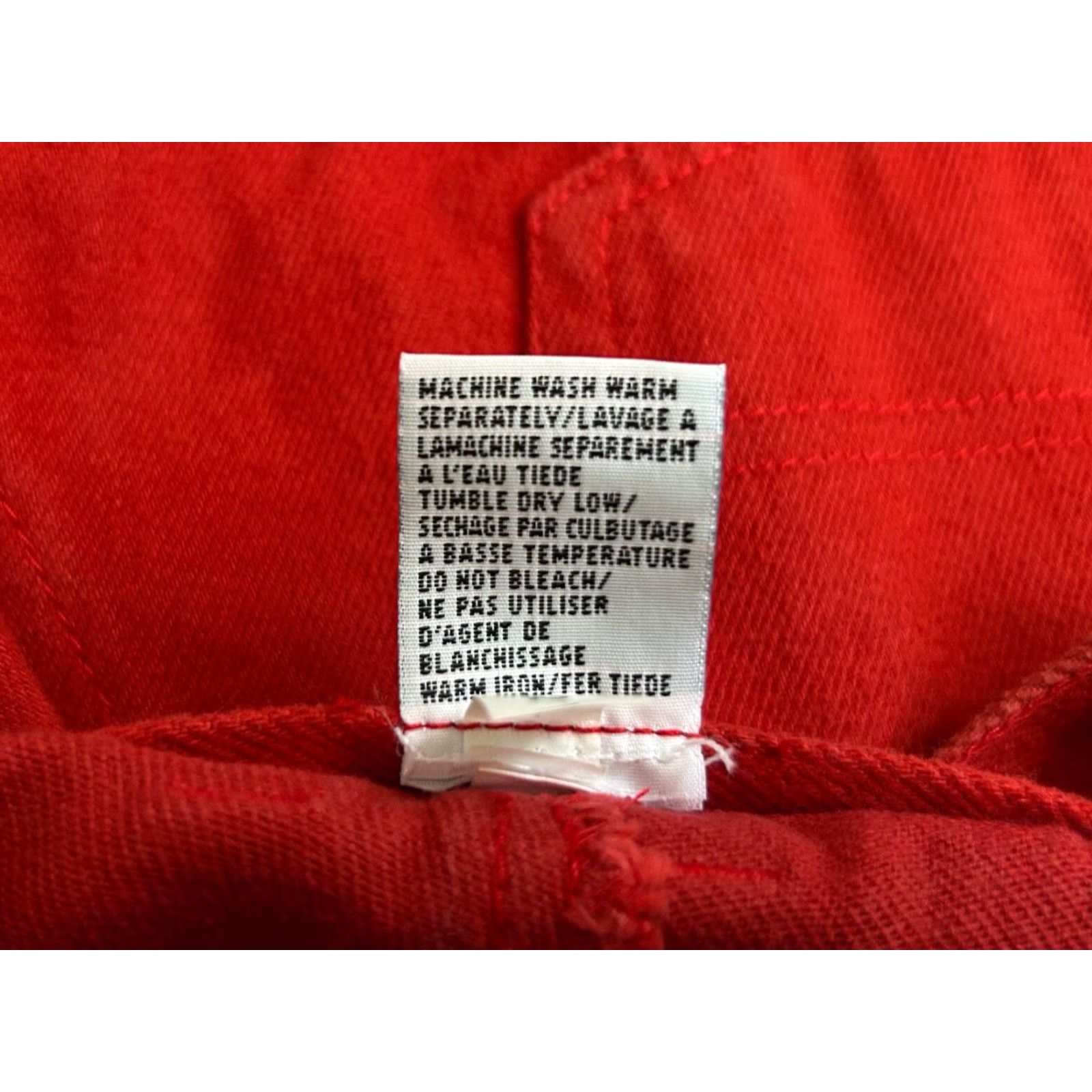 Vintage VINTAGE Get Used Jeans Mens 30 Red 90s Deadstock NOS NWT Modern "Jeans" Size US 30 / EU 46 - 7 Thumbnail