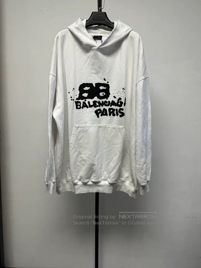 Balenciaga Balenciaga Alphabet Printed Casual Hooded Sweatshirt Size US XS / EU 42 / 0 - 1 Thumbnail