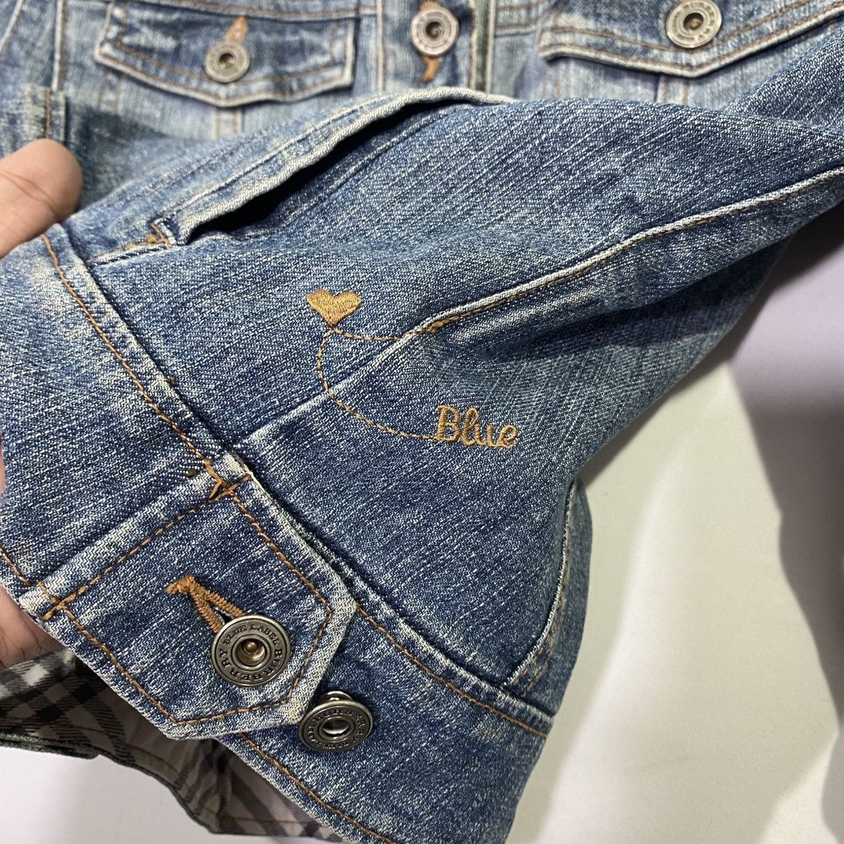 Burberry Burberry Blue Label Denim Jacket Size S / US 4 / IT 40 - 5 Thumbnail
