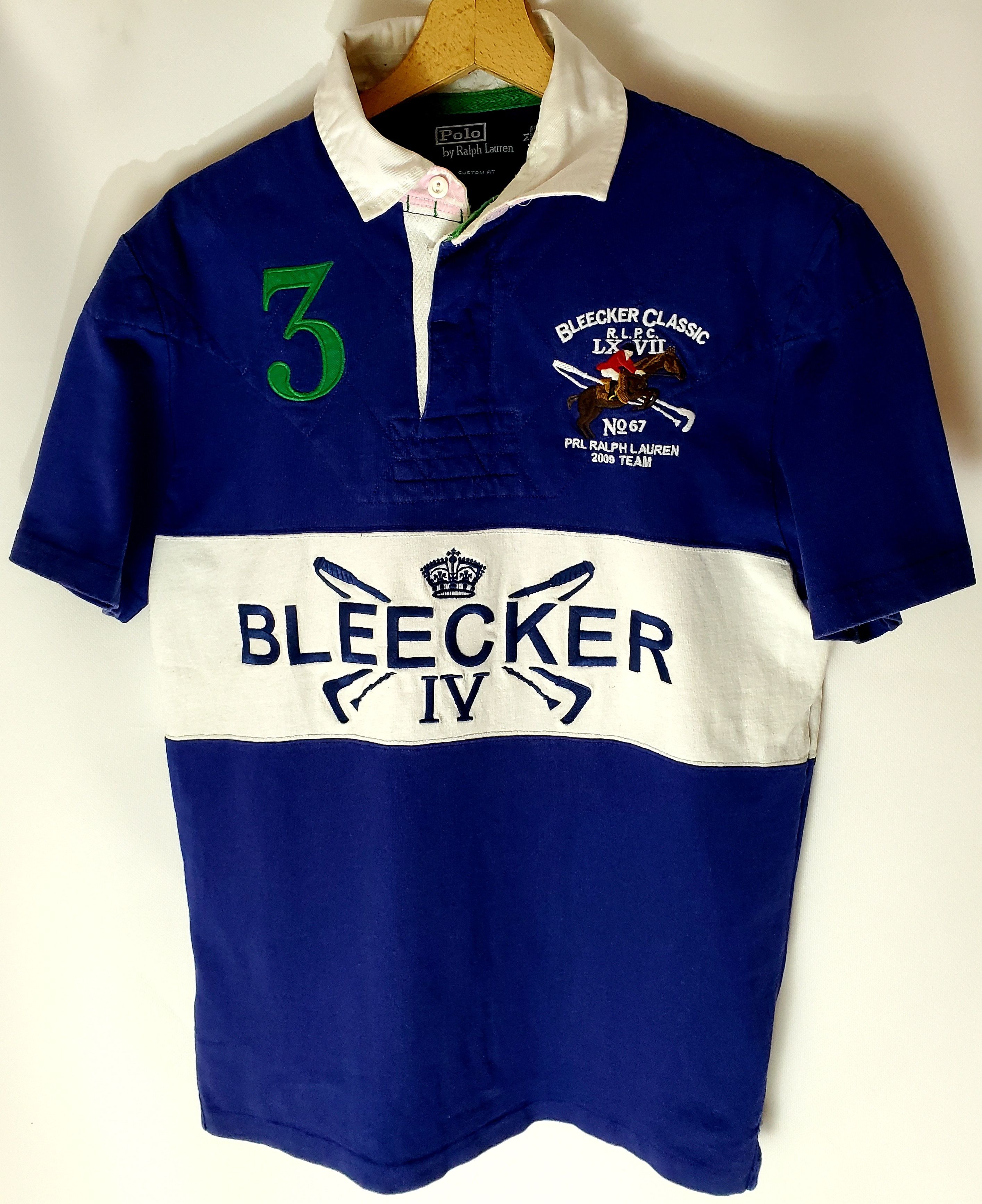 Polo Ralph Lauren × Vintage Polo Ralph Lauren Rugby Polo Bleecker LXVII RLPC Embroidered Size US M / EU 48-50 / 2 - 1 Thumbnail