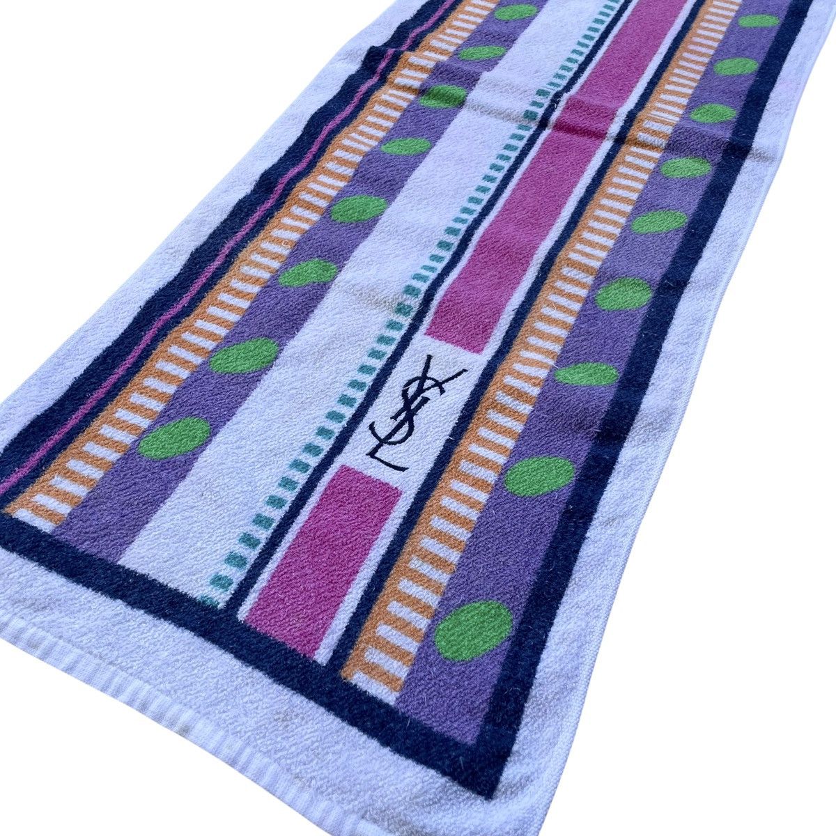 Designer Yves Saint Laurent Paris YSL Colorful Designer Long Towen Size ONE SIZE - 2 Thumbnail