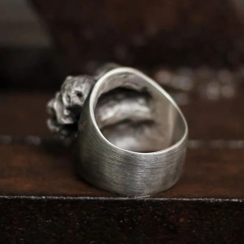 Japanese Brand × Jewelry × Vintage Skull Emo Ring Size ONE SIZE - 2 Thumbnail