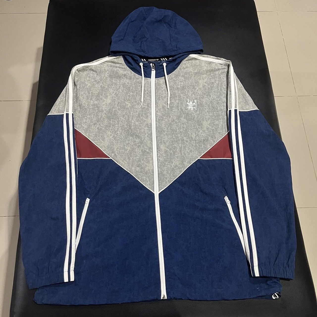 Adidas Adidas Skateboarding Colorado Nautical Windbreaker Jacket Size US XL / EU 56 / 4 - 7 Thumbnail