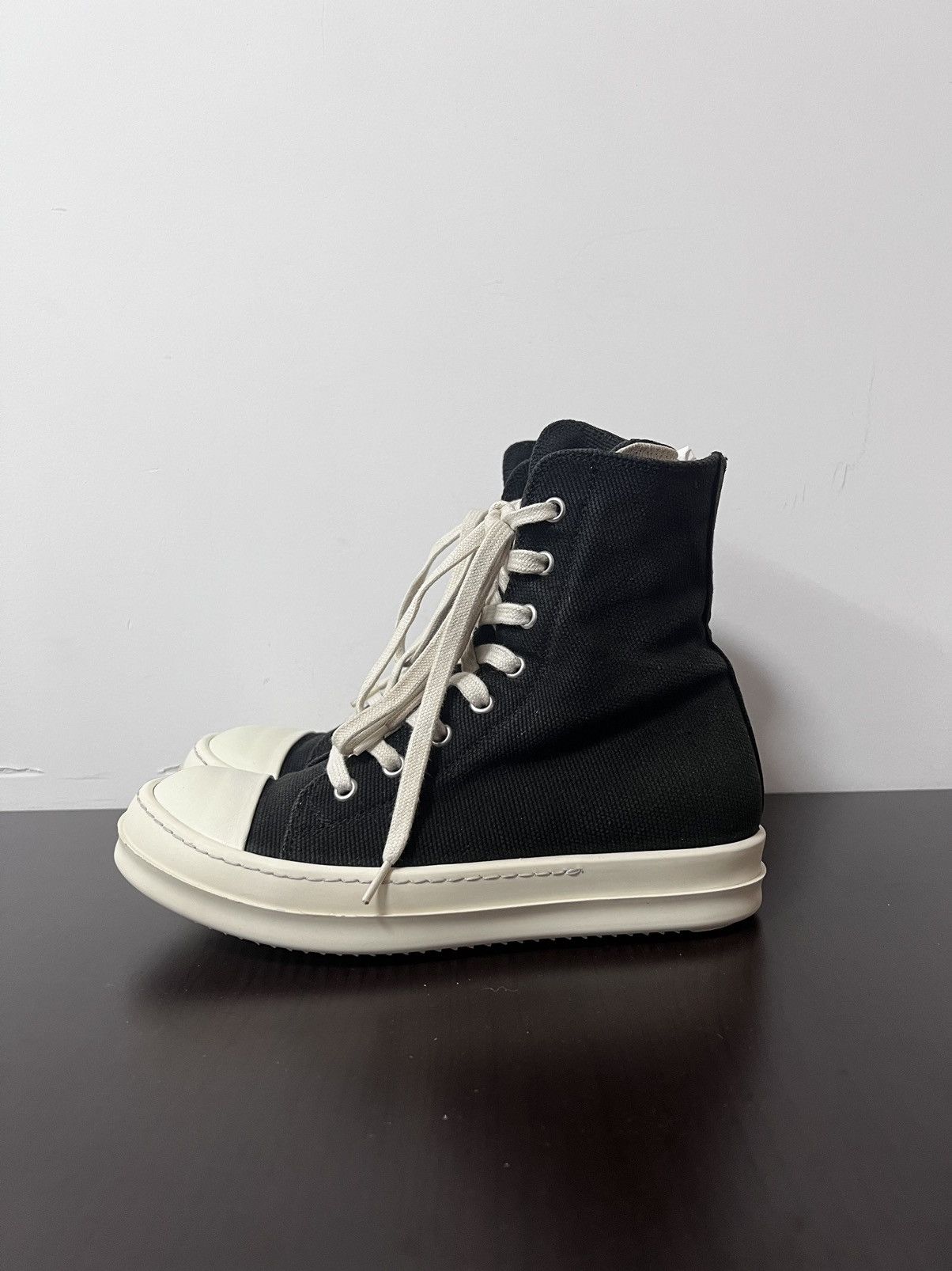 Rick Owens Drkshdw Rick owens drkshdw ramones high top sneakers Size US 6 / IT 36 - 2 Thumbnail