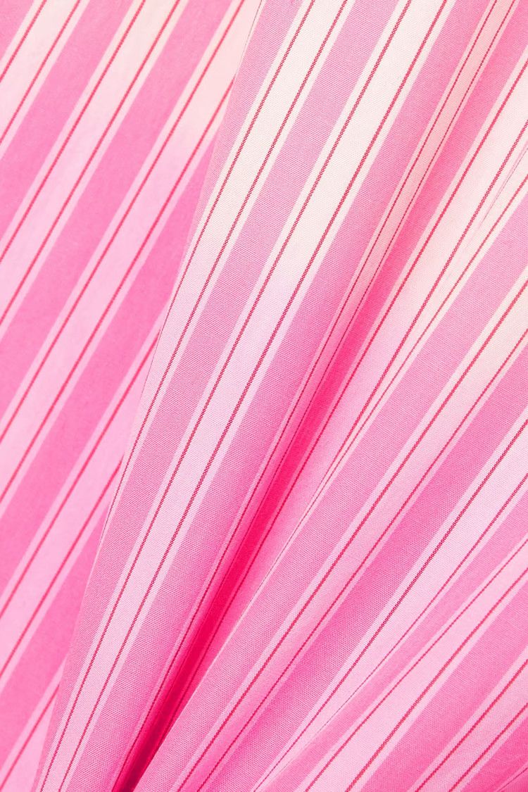 Marni o1y1125 Striped Shirt in Pink/White Size S / US 4 / IT 40 - 4 Thumbnail