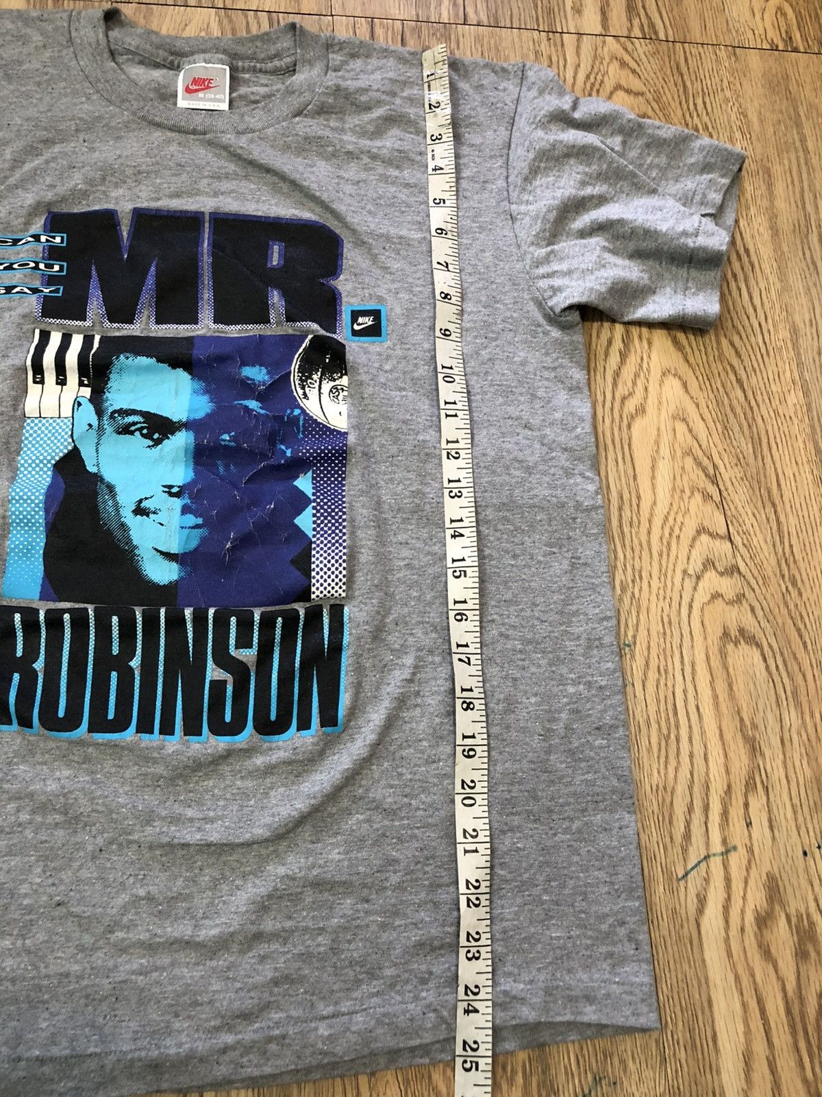 Nike × Vintage Vintage 90’s Nike NBA Mr Robinson tee Size US M / EU 48-50 / 2 - 5 Thumbnail