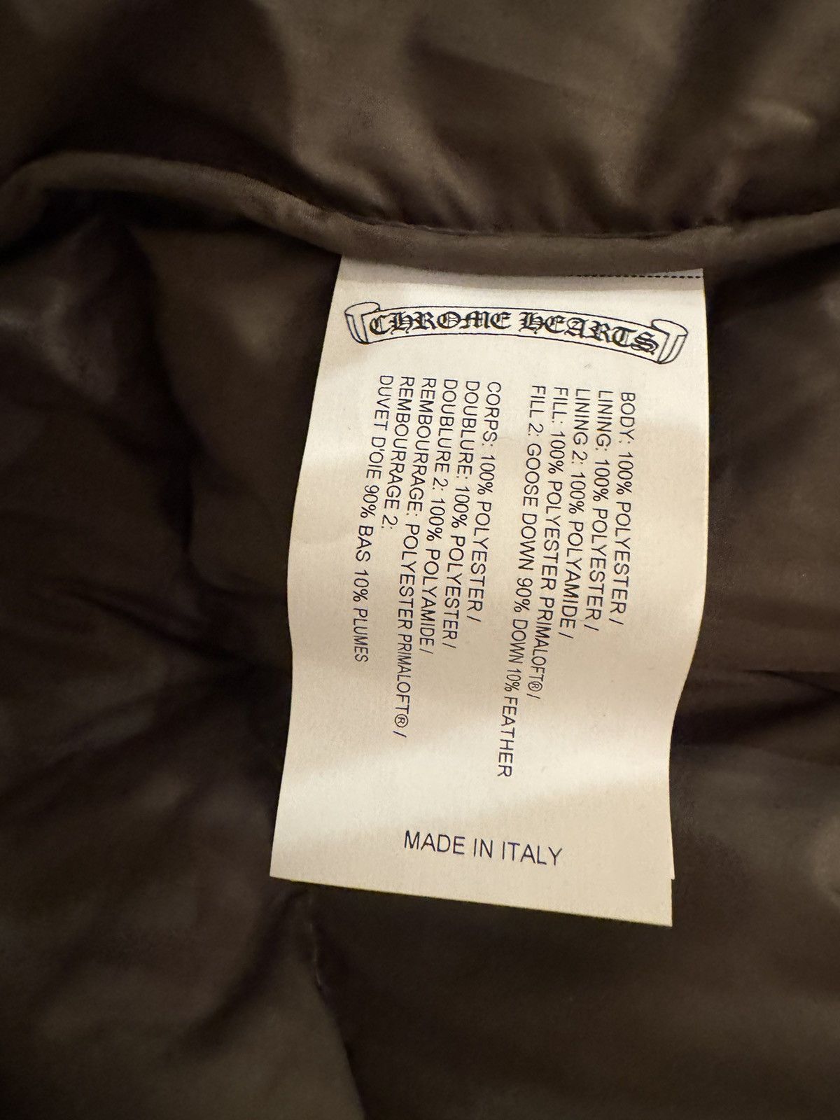 Chrome Hearts Chrome Hearts STIFF V2 Puffer Jacket Size US L / EU 52-54 / 3 - 5 Thumbnail