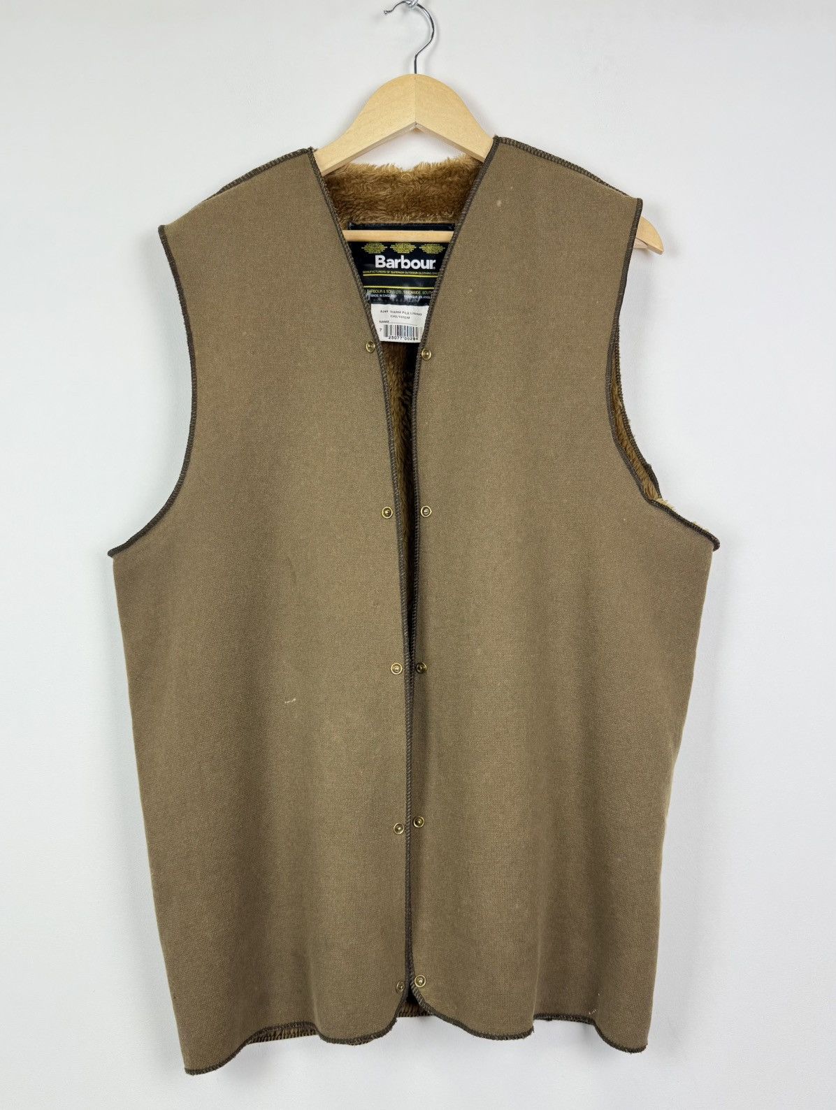 Barbour Barbour A295 Warm Pile Lining Acrylic Vest Gilet Jacket Top Size US M / EU 48-50 / 2 - 1 Thumbnail