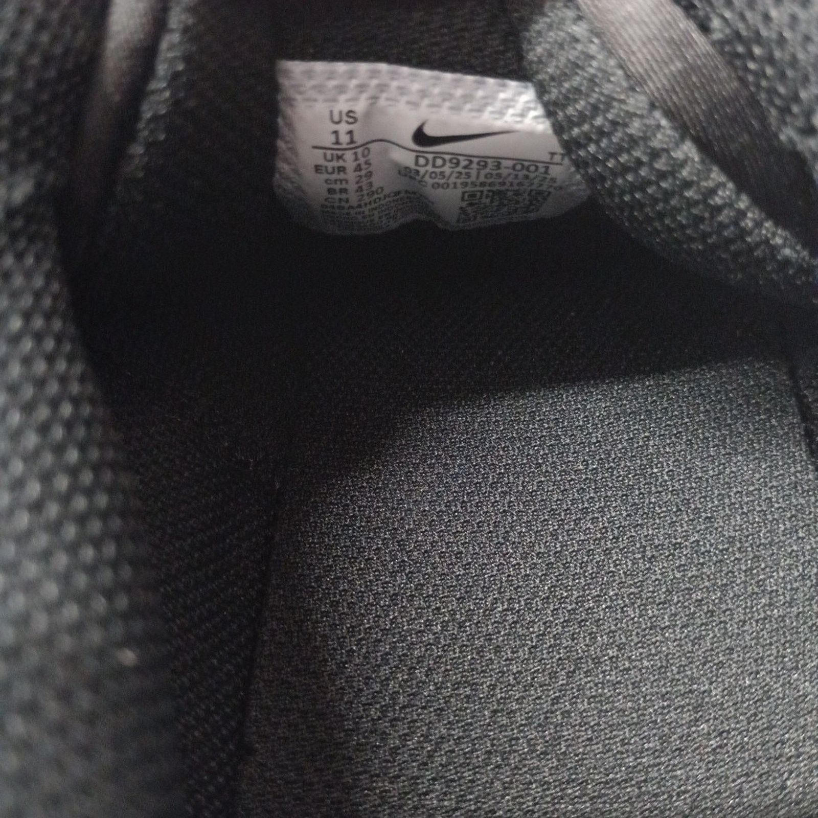 Nike Nike Downshifter 12 Men’s Shoes Black/White Size 11 (NWOB) Size US 11 / EU 44 - 5 Thumbnail