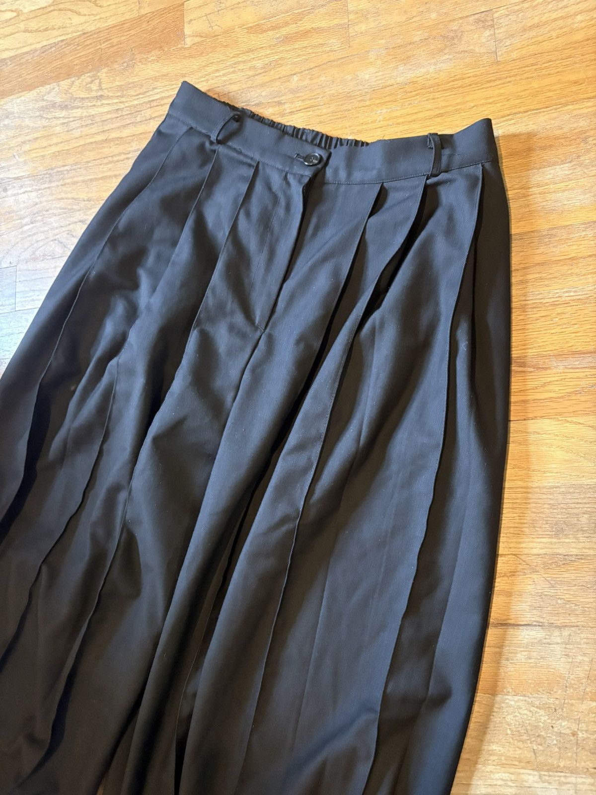 Japanese Brand Flare Up Pleated Slacks Size US 30 / EU 46 - 3 Thumbnail