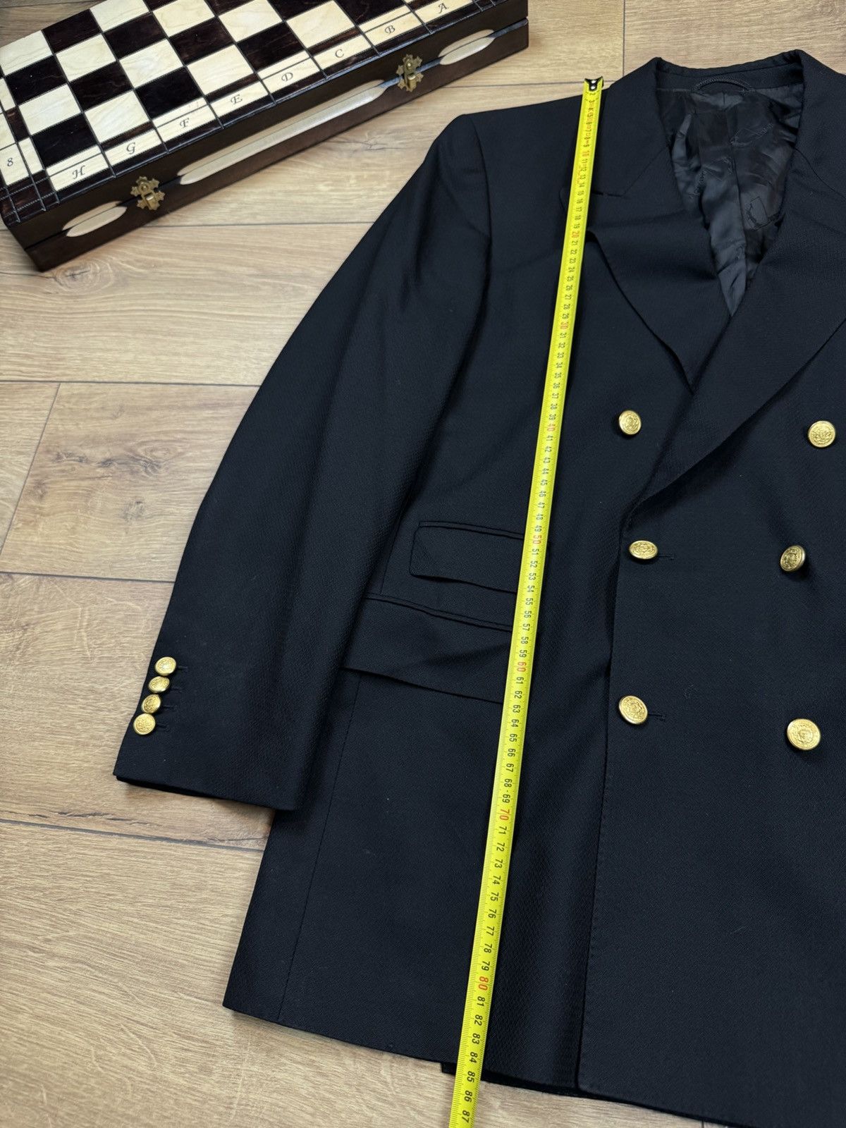 Yves Saint Laurent Vintage wool blazer Yves Saint Laurent original luxury item Size 48L - 4 Thumbnail