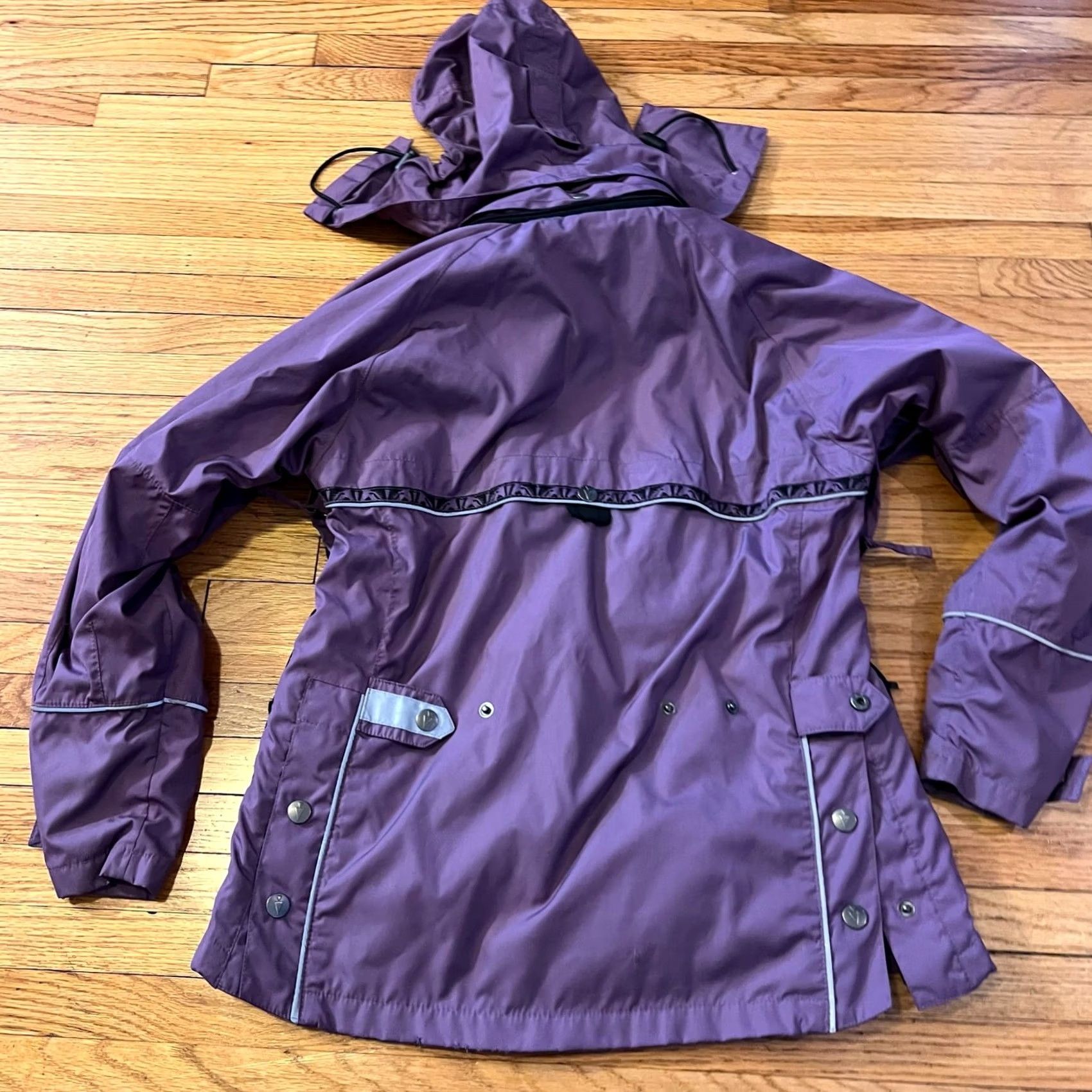 Vintage Kerrits Womens Small Purple Equestrian Full Zip Outdoor Hooded Riding Jacket Size S / US 4 / IT 40 - 3 Thumbnail