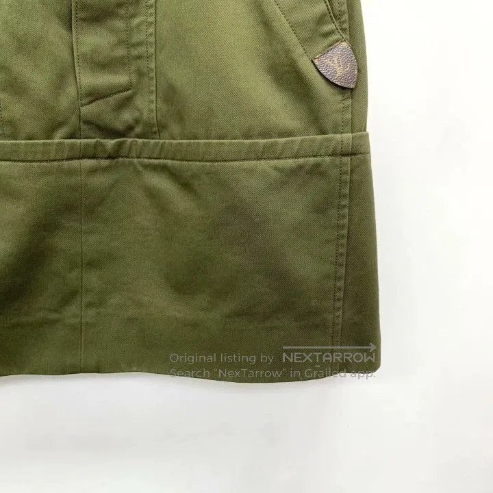 Louis Vuitton Louis Vuitton Green Cargo Mini Skirt. Size 28" / US 6 / IT 42 - 4 Thumbnail