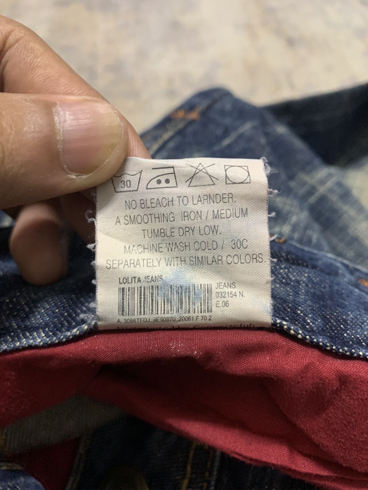 If Six Was Nine Vintage Flare Lolita Bell Bottom Jeans Size 31" - 13 Thumbnail