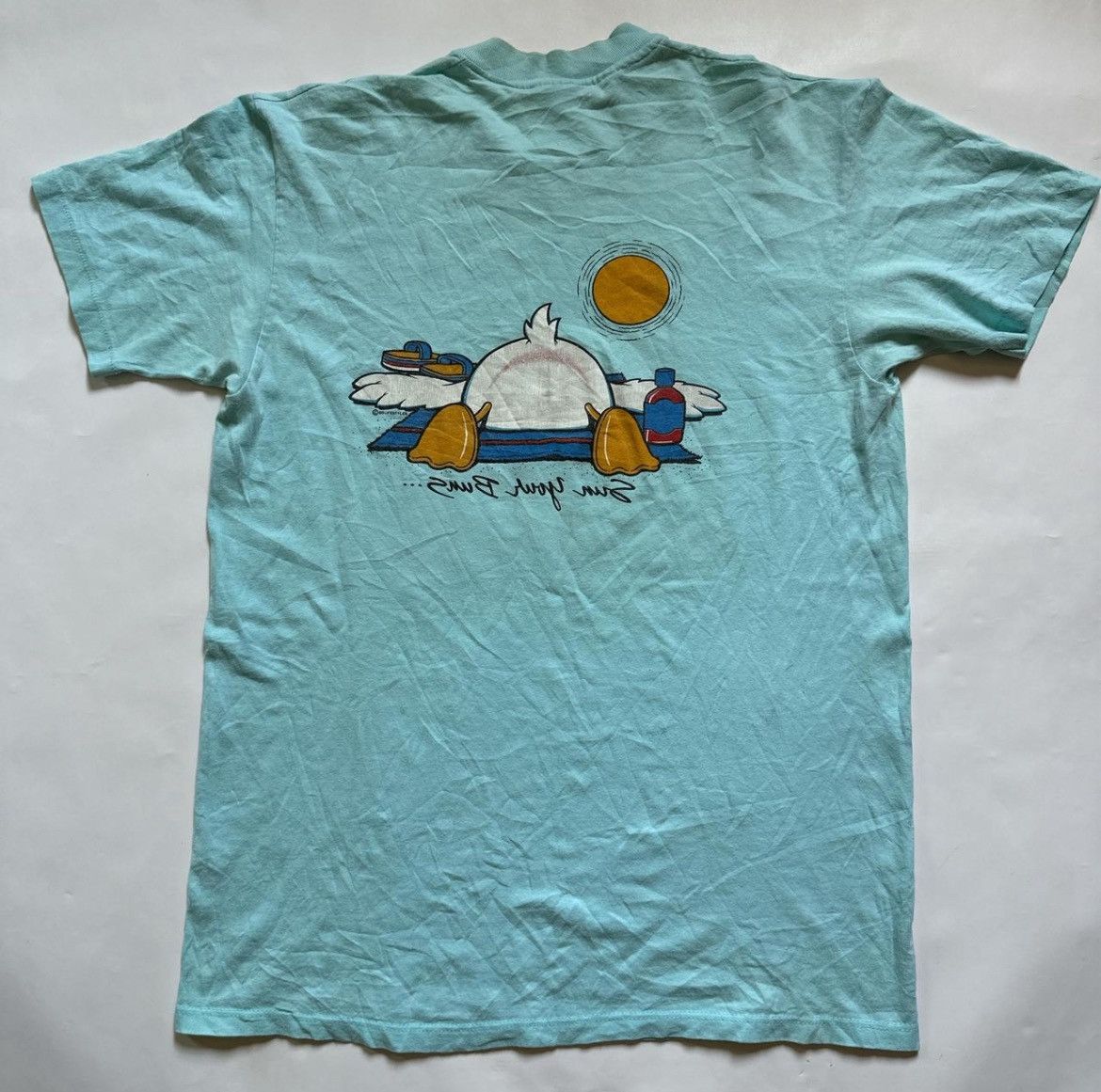 Vintage 1980’s “Sun Your Buns” single stitch Stedman Tee Size US L / EU 52-54 / 3 - 2 Thumbnail