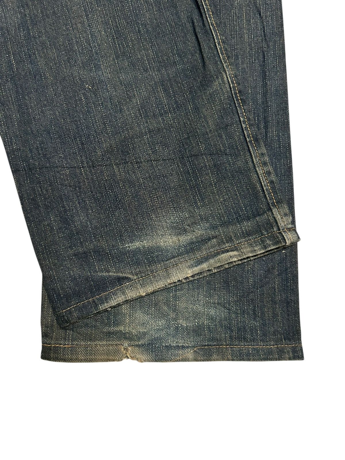 Japanese Brand × Kapital × Vintage Edwin Selvedge Rusty Vintage Japanese Denim Jeans Size US 35 - 11 Thumbnail