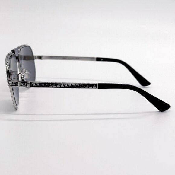 Versace NEW VERSACE SUNGLASSES VE2294 1000/6G SILVER MEN EYEWEAR VE2 Size ONE SIZE - 7 Thumbnail