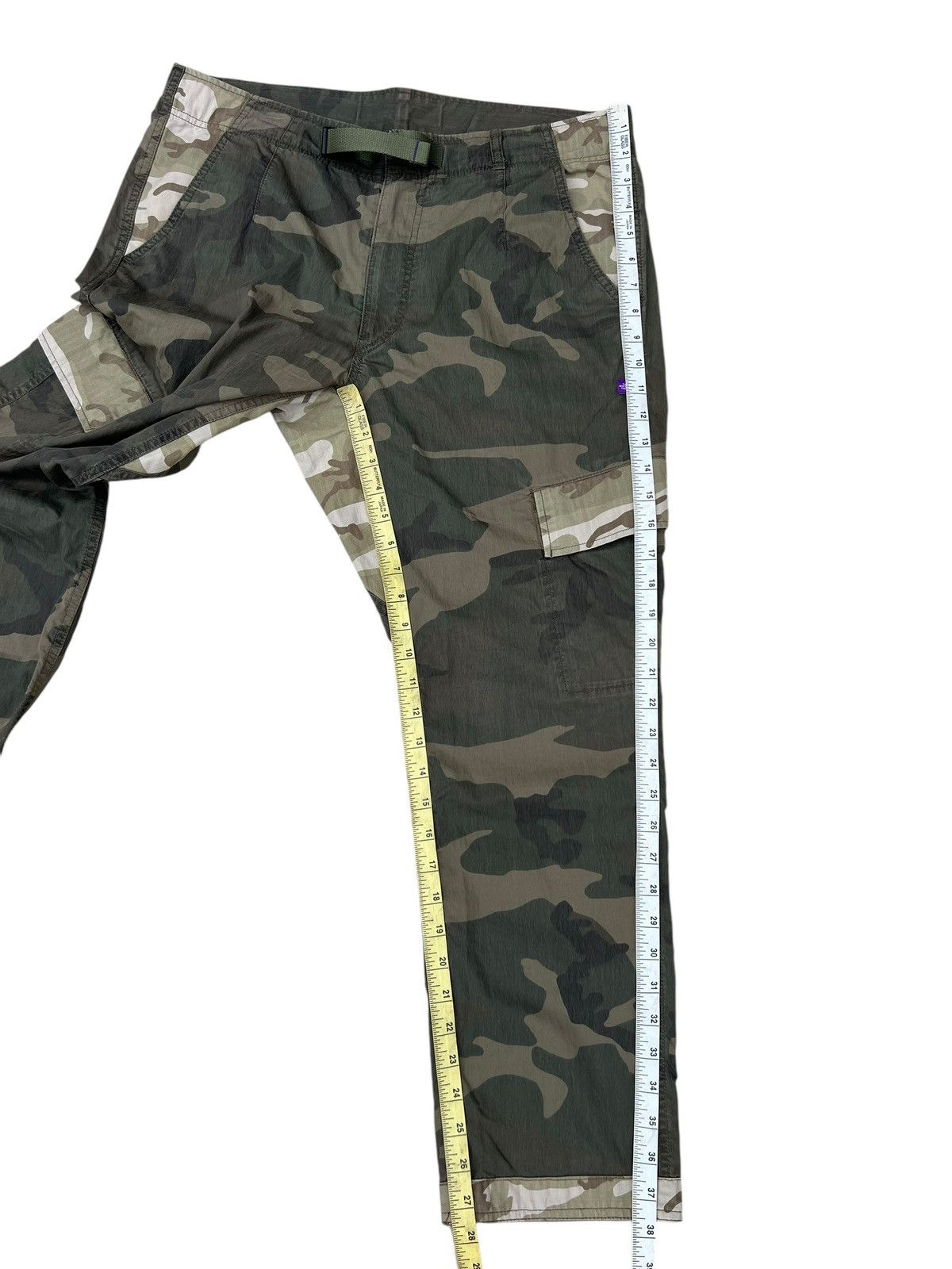 Nanamica × The North Face Purple Label TNF Purple Label Camouflage Cargo Trouser Pant Cropped Size US 33 - 6 Thumbnail
