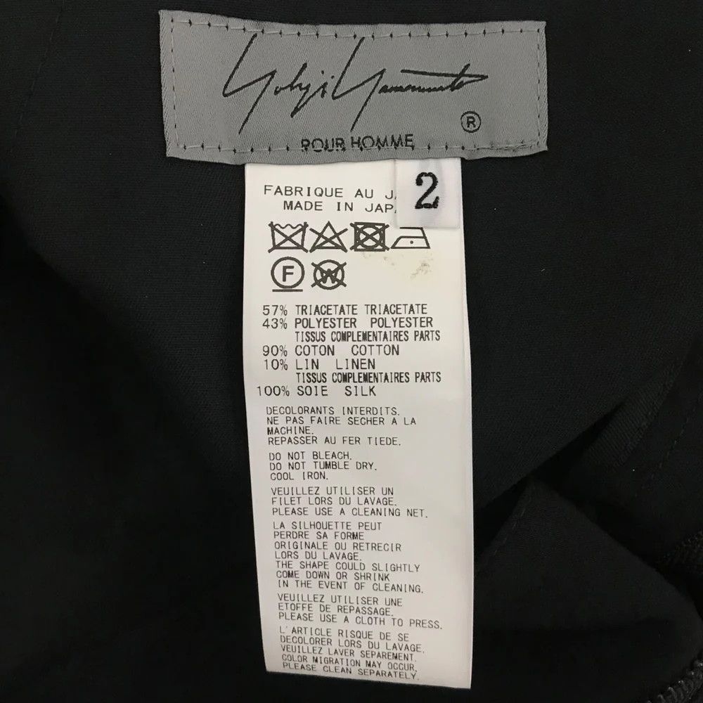 Yohji Yamamoto Yohji Yamamoto pour homme Cutting/Design/Wide Pants Size US 35 - 5 Thumbnail