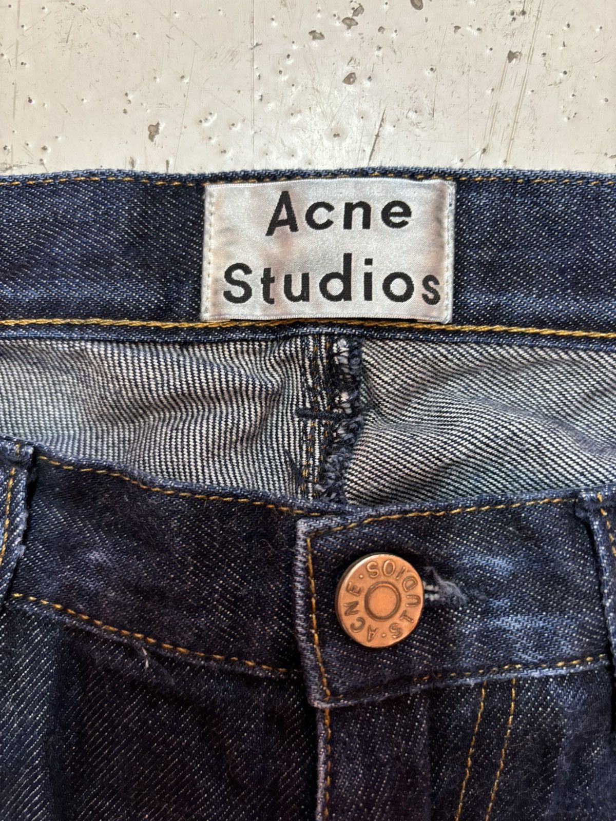 Acne Studios × Designer ***FINAL DROP***RARE ACNE STUDIOS MAX RAW DENIM 36 Size US 36 / EU 52 - 3 Thumbnail