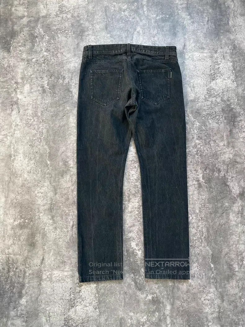 Saint Laurent Paris Saint Laurent Paris Black gray washed straight-leg denim j Size US 32 / EU 48 - 6 Thumbnail