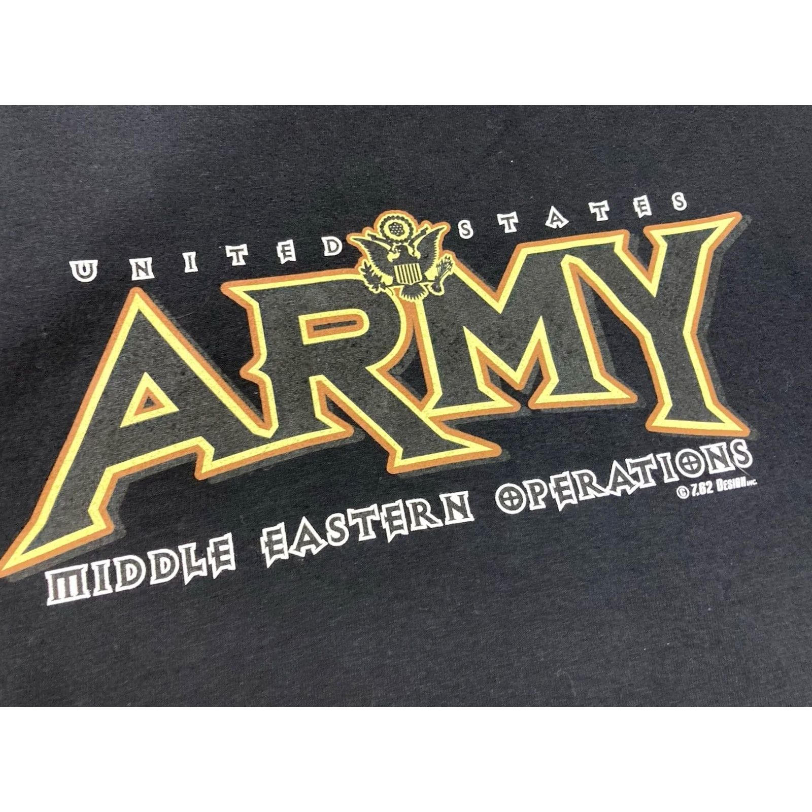 4SDESIGNS 7.62 Designs US Army Graphic T-shirt Men Large Black Cotton Crew Neck Short Sleeve Size US L / EU 52-54 / 3 - 5 Thumbnail