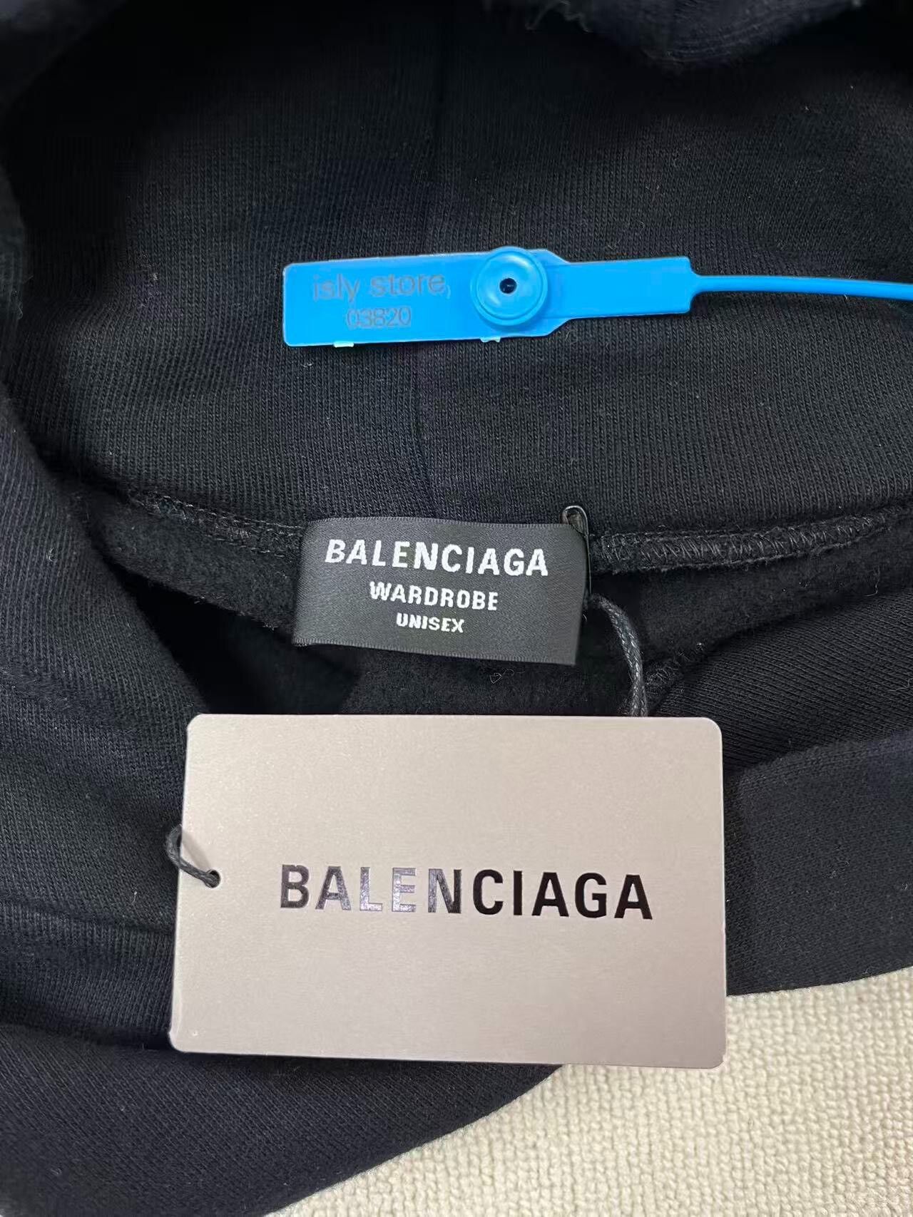Balenciaga balenciaga oversized black hoodie for men Size US L / EU 52-54 / 3 - 4 Thumbnail