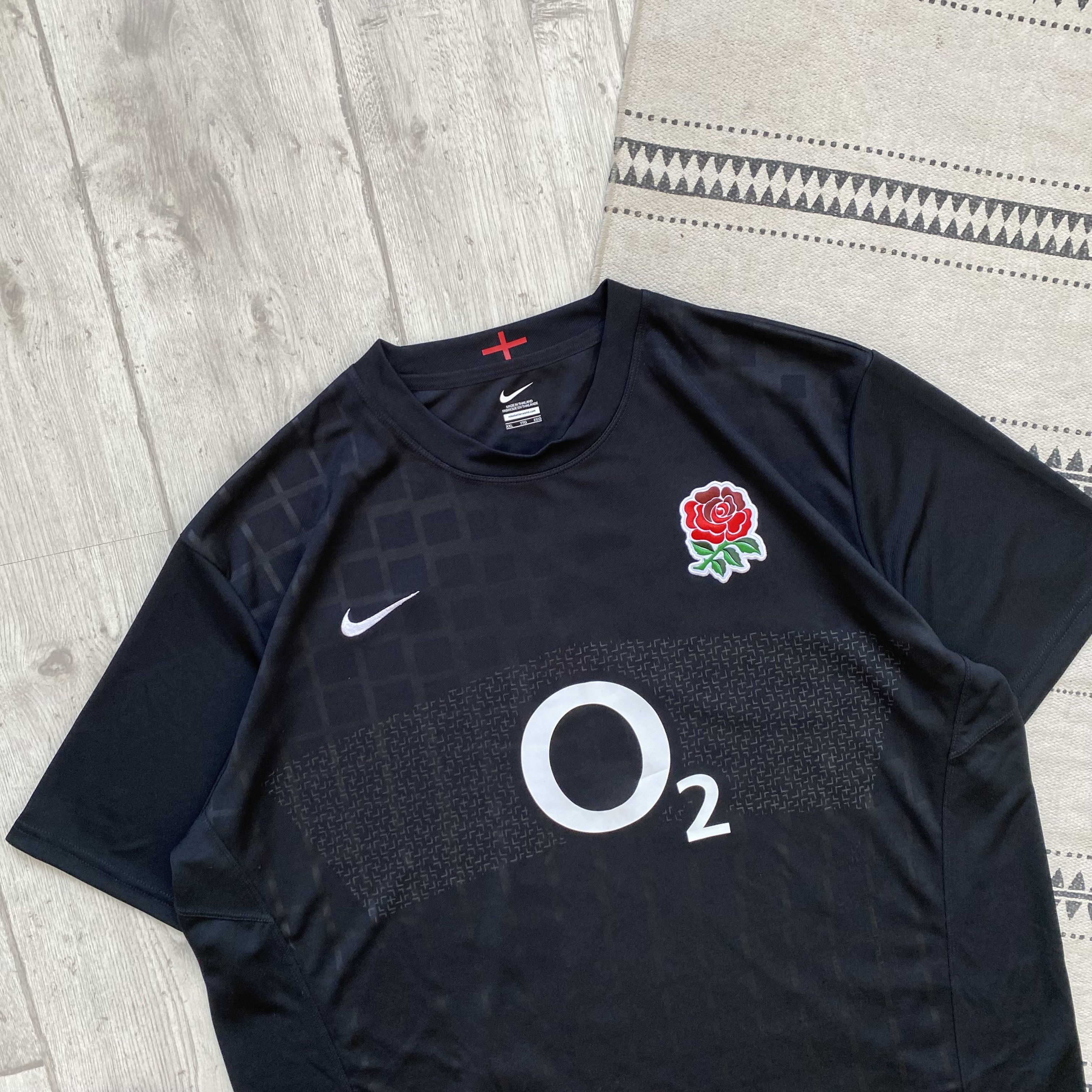 Nike 🏈 Blockore Nike England Rugby jersey tee Drill Size US XXL / EU 58 / 5 - 2 Thumbnail