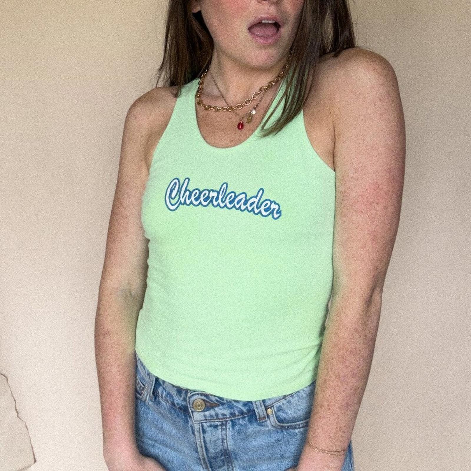 Vintage Y2K PIZZAZZ CHEERLEADER TANK TOP Size M / US 6-8 / IT 42-44 - 1 Thumbnail