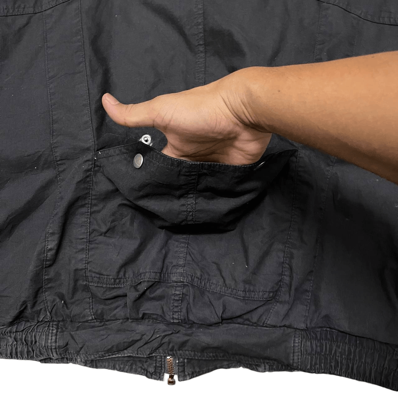 Japanese Brand Vintage Fittz International Thrashed Jacket Issey Miyake Size US L / EU 52-54 / 3 - 18 Thumbnail