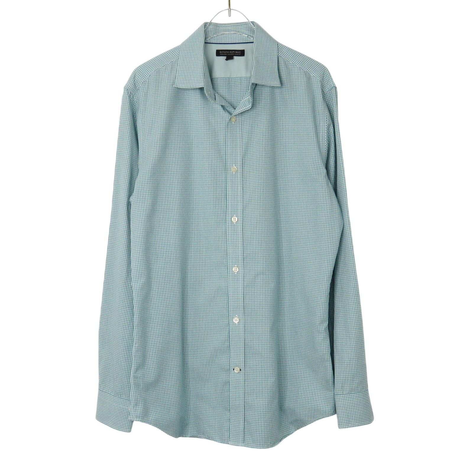Banana Republic Banana Republic Tailored Slim Fit Button Down Shirt Medium Size US M / EU 48-50 / 2 - 2 Thumbnail