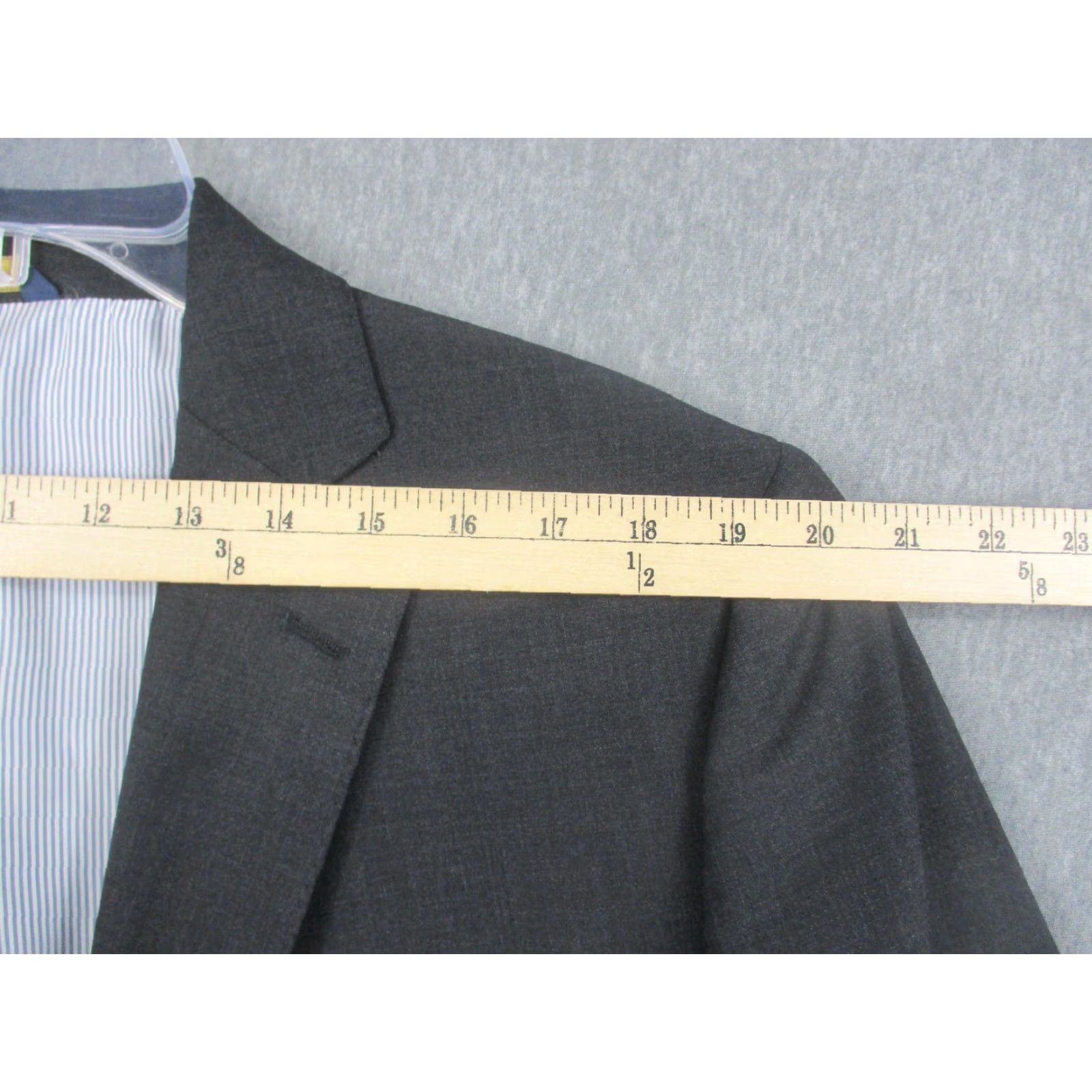 Brooks Brothers Brooks Brothers Blazer Mens 44R Gray Explorer Regent Fit Wool Stretch Sport Coat Size 44R - 6 Thumbnail
