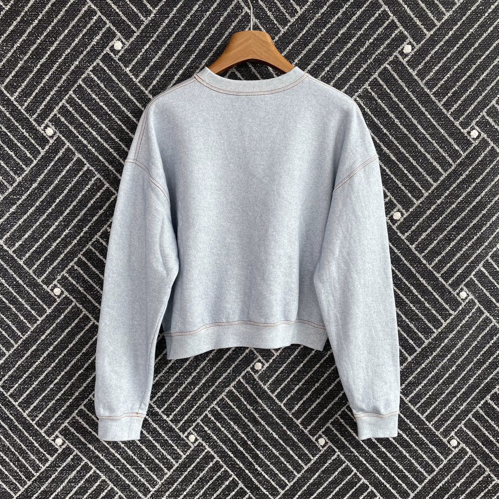 Louis Vuitton LOUIS VUITTON FW26 crewneck oversized knit gray blue XS Size US XS / EU 42 / 0 - 2 Thumbnail