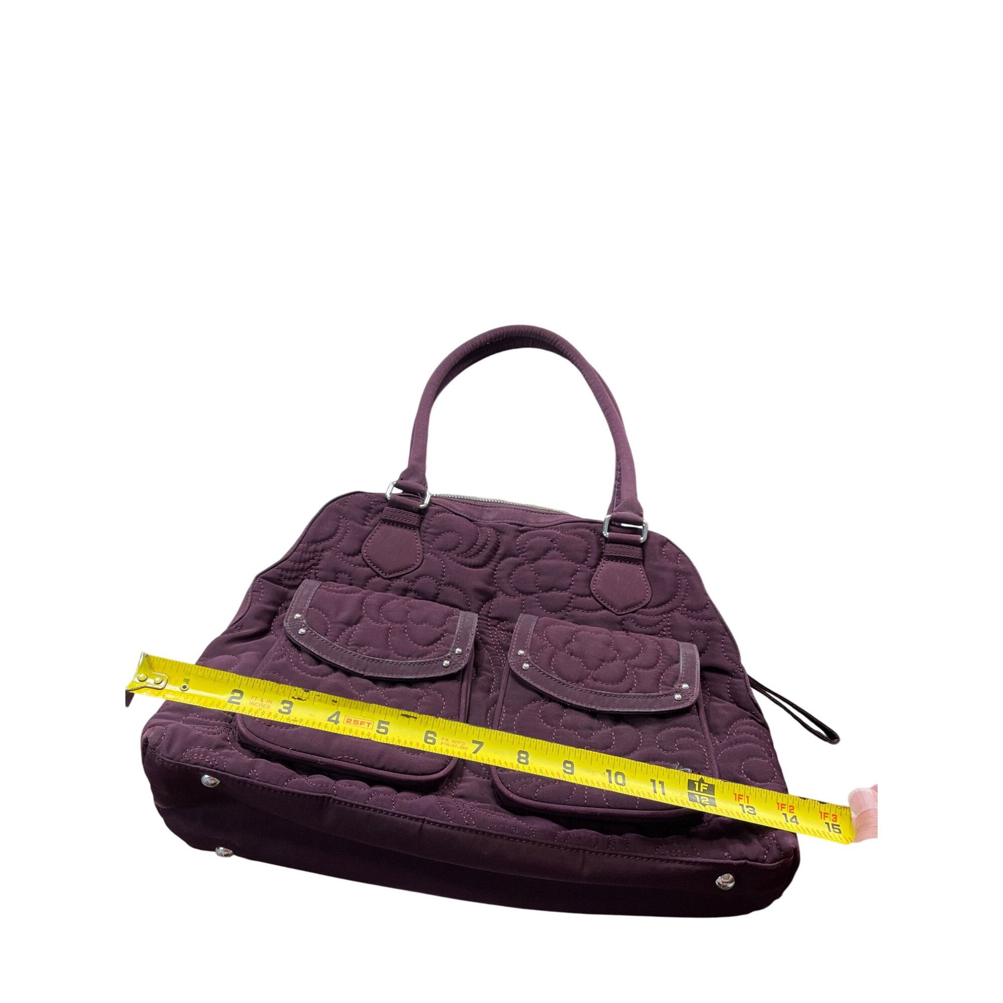 Vera Bradley Vera Bradley Womens Purple Quilted Medium Shoulder handbag m Size ONE SIZE - 9 Thumbnail